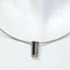 Men's Steelex Stainless Steel Minimalist Pendant on Wire Choker