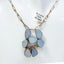 Sterling Silver 7-Stone Boulder Opal Cluster Pendant Necklace - 20"