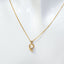 10k Yellow Gold Pearl & Diamond Accent Pendant Necklace - 16"