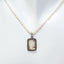 21" Hand-Knotted Seed Pearl Necklace with Cameo Pendant