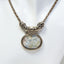 Sterling Silver Roman Glass Pendant Necklace - 18"