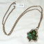 Artisan Ludwig Nickel Sterling Silver & Chrysocolla Pendant Necklace - 24"