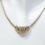 Heavy Sterling Silver Woven Chain & Ornate Slider Pendant - 22"