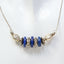 Balinese Sterling Silver & Lapis Lazuli Artisan Necklace - 19"