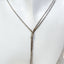 Sterling Silver Tassel Y-Necklace - 7.86g