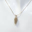 18" Sterling Silver Cast Spruce Cone Pendant Necklace