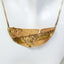 14K Yellow Gold Artisan Statement Pendant Necklace - 18"