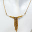 One-of-a-Kind 16" 10K Yellow Gold Artisan Fringe Necklace - 7.10g