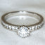 Tiffany & Co. Platinum 0.48ct G/VVS1 Diamond Engagement Ring - Size 6