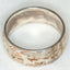 Artisan Silver & Copper Mokume Gane Wide Band Ring - 10mm, Size 10.25