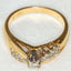 14K Yellow Gold Diamond Accent Engagement Ring - 0.24ctw, Size 5.5