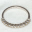10K White Gold 0.36ctw Diamond Half-Eternity Band - Size 5.75