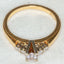 14k Yellow Gold Diamond Engagement Ring - .37ctw, Size 7 3/4