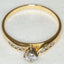 14k Yellow Gold Diamond Engagement Ring - .43ctw, Size 11