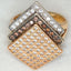 14k Yellow Gold Geometric Multi-Tone CZ Statement Ring - size 7.5