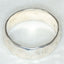925 Sterling Silver Hammered Band Ring - Size 7 3/4