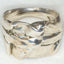 Sterling Silver Artisan Sculptural Knot Ring - Size 7 1/2