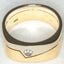Two-Tone 14k Gold Diamond Band - Size 8 1/4