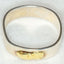 Two-Tone Sterling Silver & 10k Gold Nugget Band - Size 10