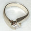 Modern 14k White Gold Princess-Cut Solitaire Diamond Ring - Size 7