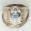 Artisan Sculptural Sterling Silver Turtle Ring - Size 7