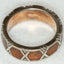 Artisan 925 Sterling Silver and Inlayed Rosewood Band - Size 6