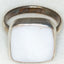 925 Silver Mother of Pearl Statement Ring - Size 6