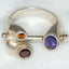 Multi-Gemstone Sterling Silver Statement Ring