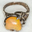 925 Silver Cast Opal Cabochon Statement Ring - Size 6.25