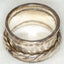 925 Silver Hammered Twist Spin Ring - Size 9.5