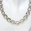 Authentic Tiffany & Co. 925 Sterling Silver Square Cut-Out Link Necklace, 18" - Pre-Owned