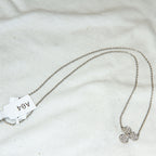 Authentic Tiffany & Co. Platinum 950 Diamond Paper Flowers Necklace, 16" - Pre-Owned