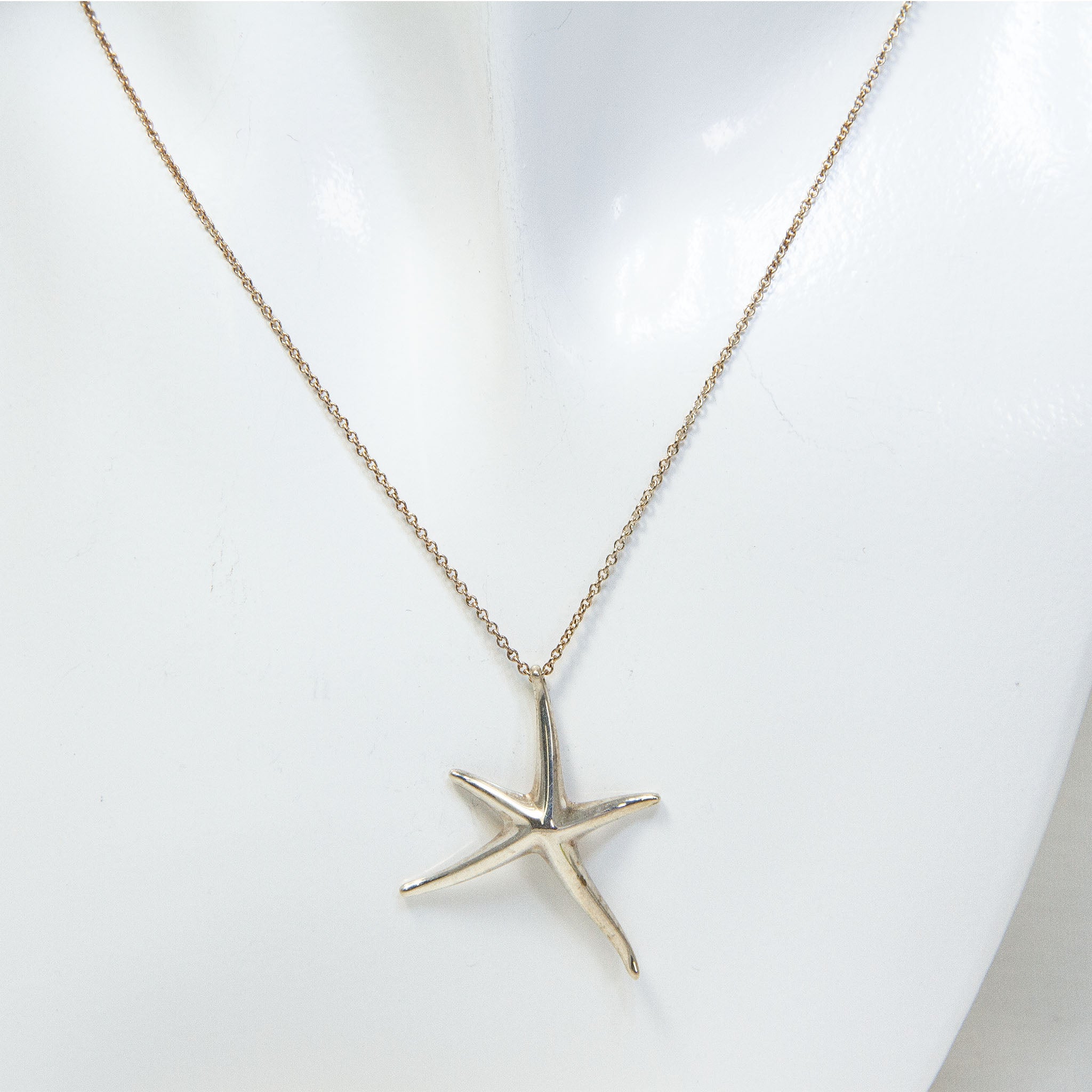 Tiffany & Co. Elsa Peretti Starfish Pendant Necklace - Sterling Silver 18" Main image