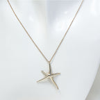 Tiffany & Co. Elsa Peretti Starfish Pendant Necklace - Sterling Silver 18"