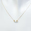 20" Delicate 10K Yellow Gold & Kyocera Opal Bead Necklace
