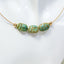 10k Yellow Gold Wire Collar Choker with Reproduction Scarabs
