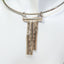 Modernist .925 Sterling Silver Articulated Pendant & Rigid Choker