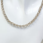 Substantial 18" 925 Sterling Silver Double Link Chain Necklace - 23.80g