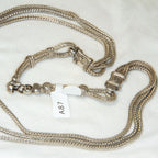 22" 3-Strand Woven 72% Silver Chain Necklace