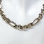 17" Substantial 925 Sterling Silver Figaro Mariner Chain Necklace - 82.60g