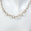 18" 925 Sterling Silver Textured Oval Link Chain Necklace