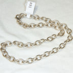 17" 925 Sterling Silver Oval Link Chain Necklace