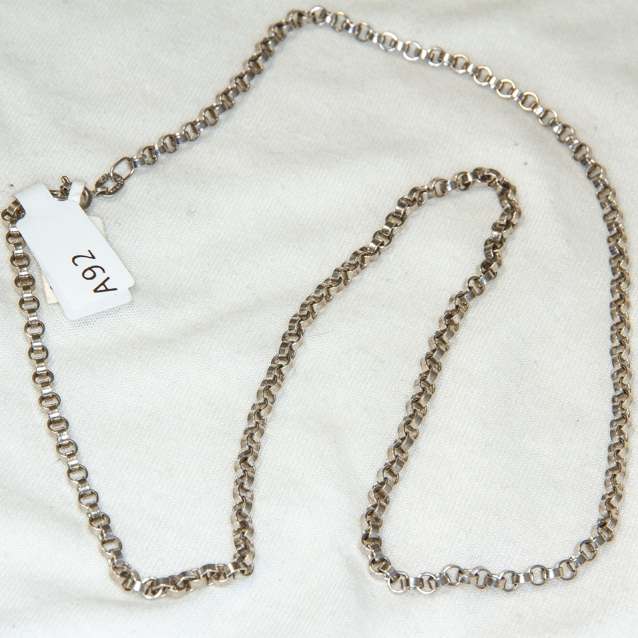 20" Sterling Silver Rolo Chain Necklace - 12.03g Secondary image