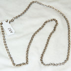 20" Sterling Silver Rolo Chain Necklace - 12.03g