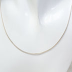 Sterling Silver Box Chain Necklace - 4.06g