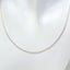 Sterling Silver Box Chain Necklace - 4.06g