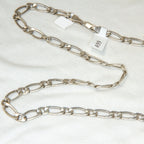 22" 925 Sterling Silver Figaro Chain Necklace