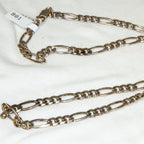 24" 925 Sterling Silver Figaro Chain Necklace