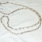 Sterling Silver Elongated Figure-Eight Link Chain - 10.60g