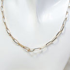 20" Sterling Silver Paperclip Link Chain - 14.72g